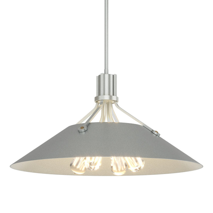 Hubbardton Forge 136340-SKT-MULT-82-82 Four Light Pendant, Vintage Platinum