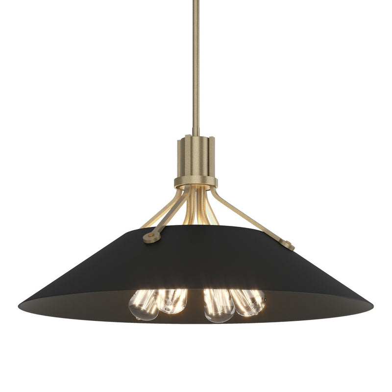 Hubbardton Forge 136340-SKT-MULT-84-10 Four Light Pendant, Soft Gold