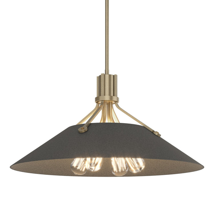 Hubbardton Forge 136340-SKT-MULT-84-20 Four Light Pendant, Soft Gold