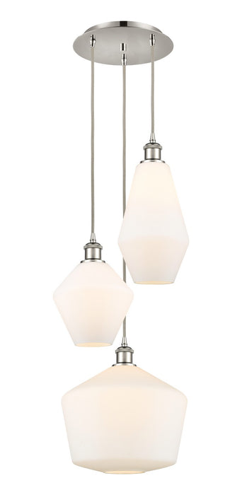 Innovations 113B-3P-PN-G651-MU Three Light Pendant, Polished Nickel
