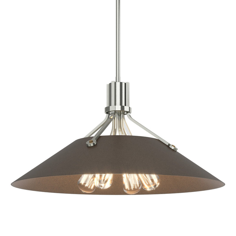Hubbardton Forge 136340-SKT-MULT-85-05 Four Light Pendant, Sterling
