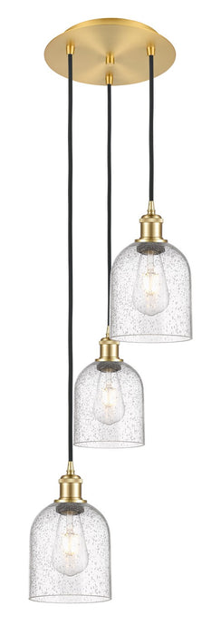 Innovations 113B-3P-SG-G558-6SDY Three Light Pendant, Satin Gold
