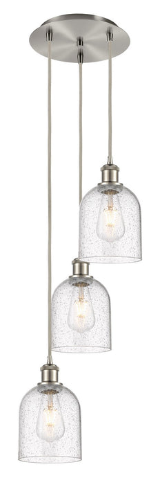 Innovations 113B-3P-SN-G558-6SDY Three Light Pendant, Brushed Satin Nickel