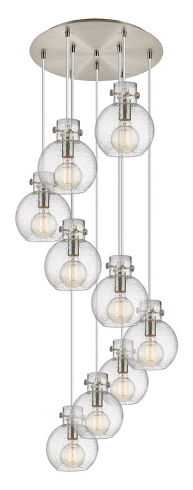 Innovations 119-410-1PS-SN-G410-8SDY Four Light Pendant, Brushed Satin Nickel