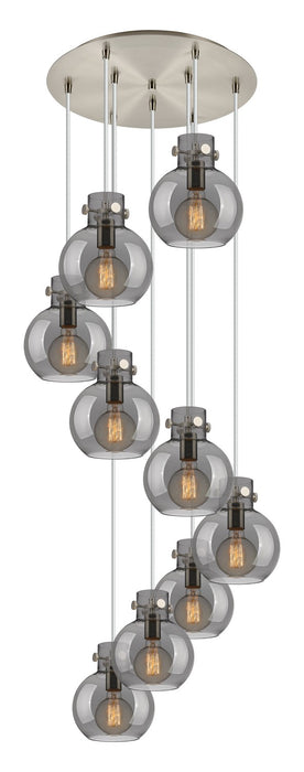 Innovations 119-410-1PS-SN-G410-8SM Eight Light Pendant, Brushed Satin Nickel