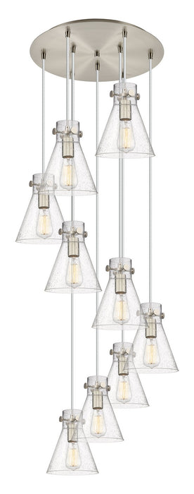 Innovations 119-410-1PS-SN-G411-8SDY Seven Light Pendant, Brushed Satin Nickel
