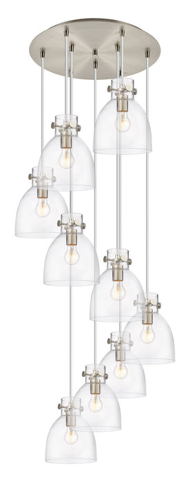 Innovations 119-410-1PS-SN-G412-8CL Six Light Pendant, Brushed Satin Nickel