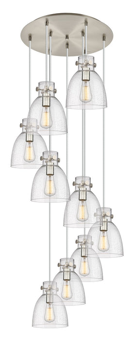 Innovations 119-410-1PS-SN-G412-8SDY Nine Light Pendant, Brushed Satin Nickel