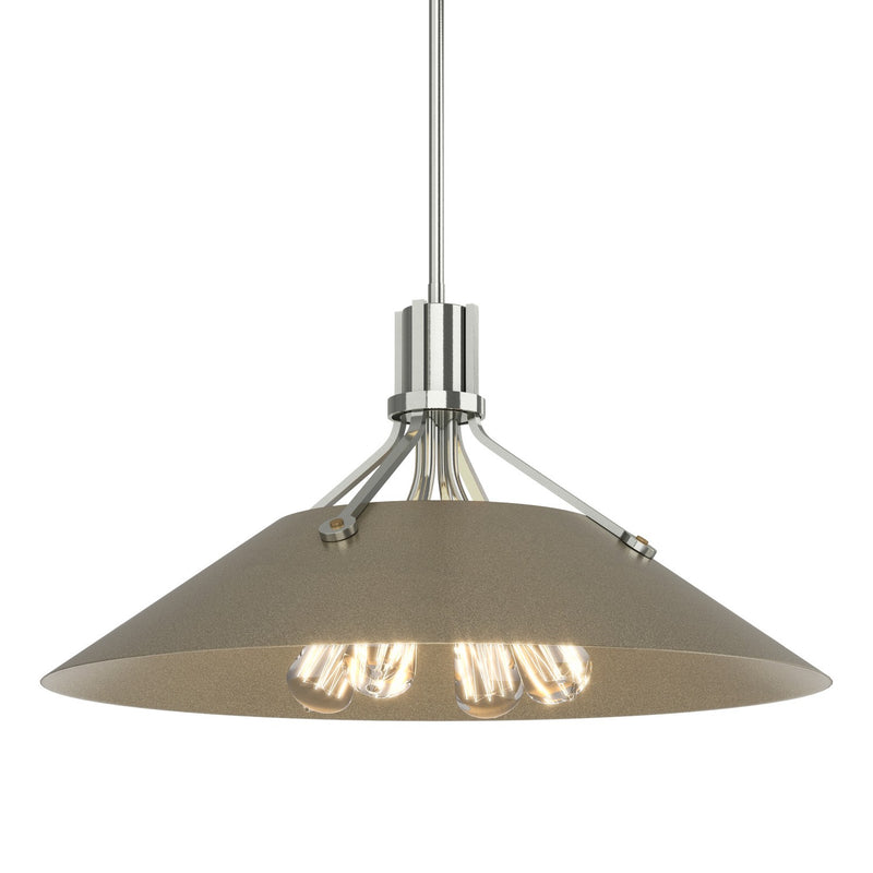 Hubbardton Forge 136340-SKT-MULT-85-84 Four Light Pendant, Sterling