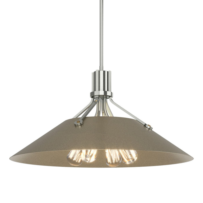 Hubbardton Forge 136340-SKT-MULT-85-84 Four Light Pendant, Sterling