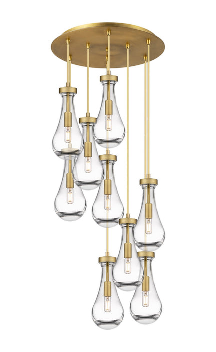 Innovations 119-451-1P-BB-G451-5CL LED Pendant, Brushed Brass