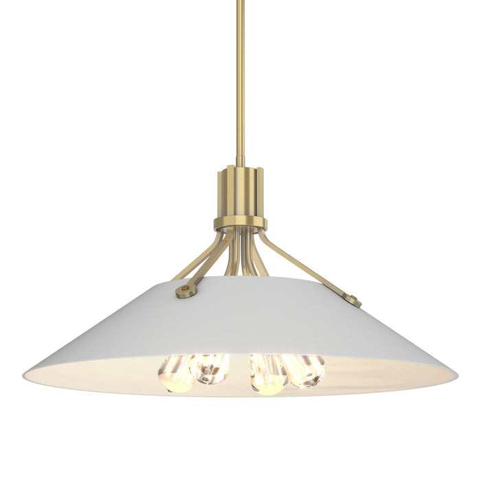Hubbardton Forge 136340-SKT-MULT-86-02 Four Light Pendant, Modern Brass