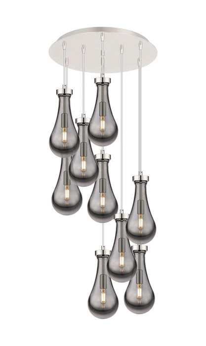 Innovations 119-451-1P-PN-G451-5SM LED Pendant, Polished Nickel