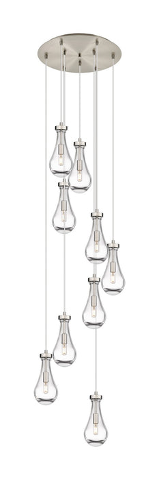 Innovations 119-451-1P-SN-G451-5CL LED Pendant, Brushed Satin Nickel