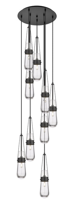 Innovations 119-452-1P-BK-G452-4CL LED Pendant, Matte Black