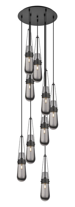Innovations 119-452-1P-BK-G452-4SM LED Pendant, Matte Black