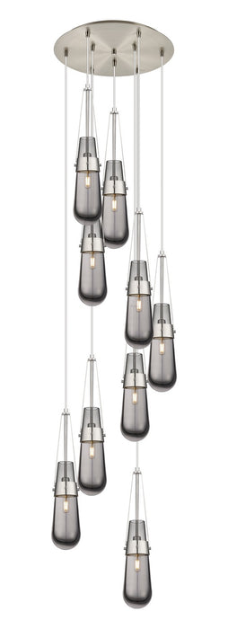 Innovations 119-452-1P-SN-G452-4SM LED Pendant, Brushed Satin Nickel