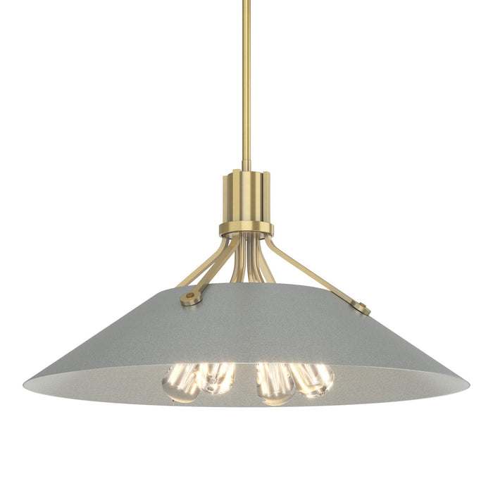 Hubbardton Forge 136340-SKT-MULT-86-82 Four Light Pendant, Modern Brass