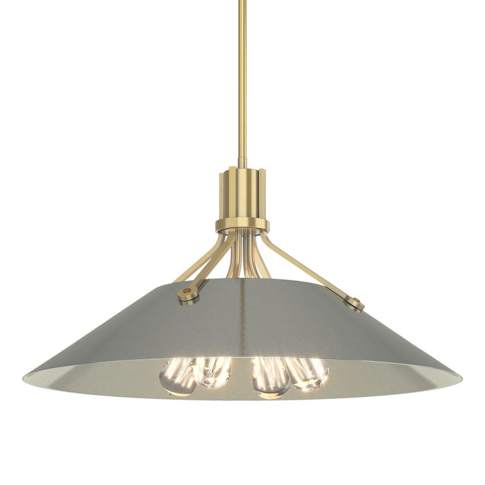 Hubbardton Forge 136340-SKT-MULT-86-85 Four Light Pendant, Modern Brass