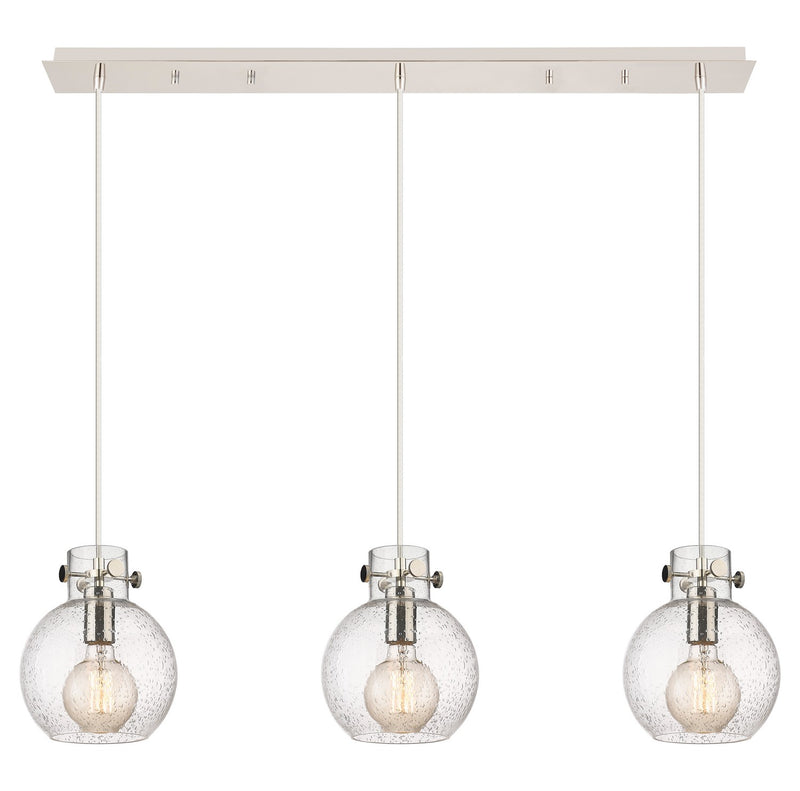 Innovations 123-410-1PS-PN-G410-8SDY LED Linear Pendant, Polished Nickel