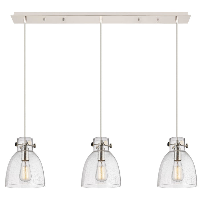 Innovations 123-410-1PS-PN-G412-8SDY Five Light Linear Pendant, Polished Nickel