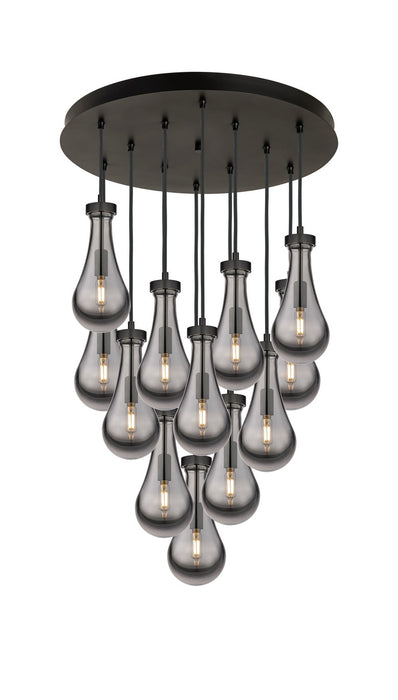 Innovations 126-451-1P-BK-G451-5SM LED Pendant, Matte Black