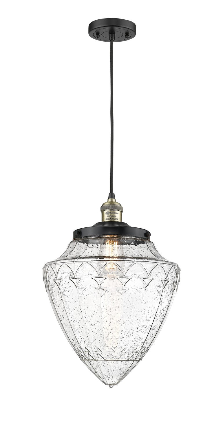 Innovations 201C-BAB-G664-12-LED LED Mini Pendant, Black Antique Brass
