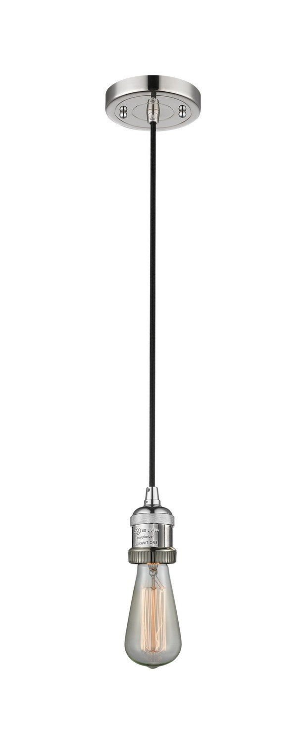 Innovations 201C-PN One Light Mini Pendant, Polished Nickel
