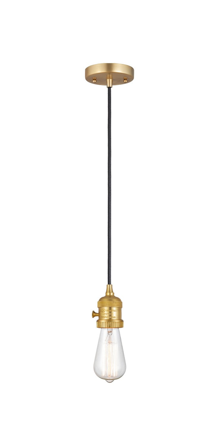 Innovations 201CSW-SG One Light Mini Pendant, Satin Gold