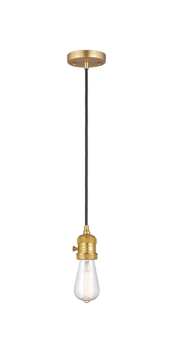 Innovations 201CSW-SG One Light Mini Pendant, Satin Gold