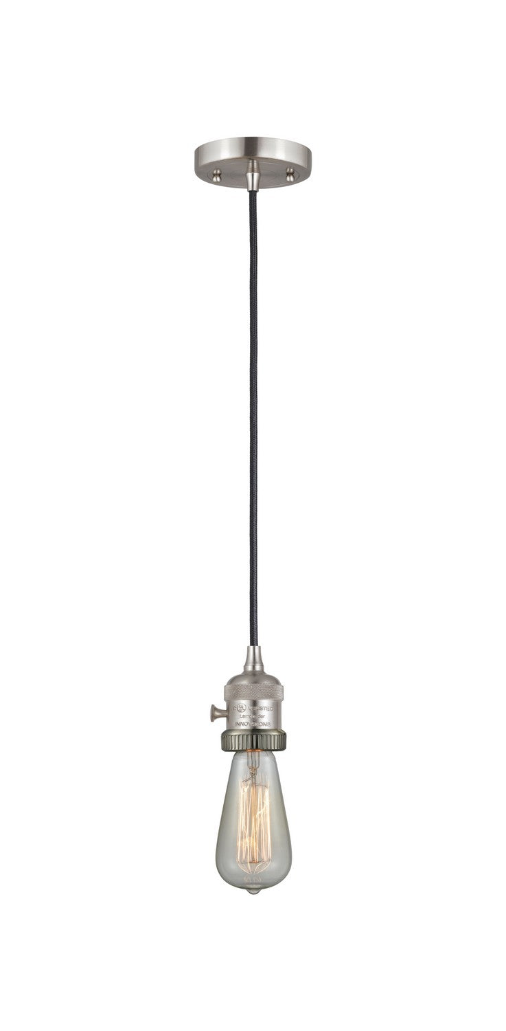 Innovations 201CSW-SN One Light Mini Pendant, Brushed Satin Nickel