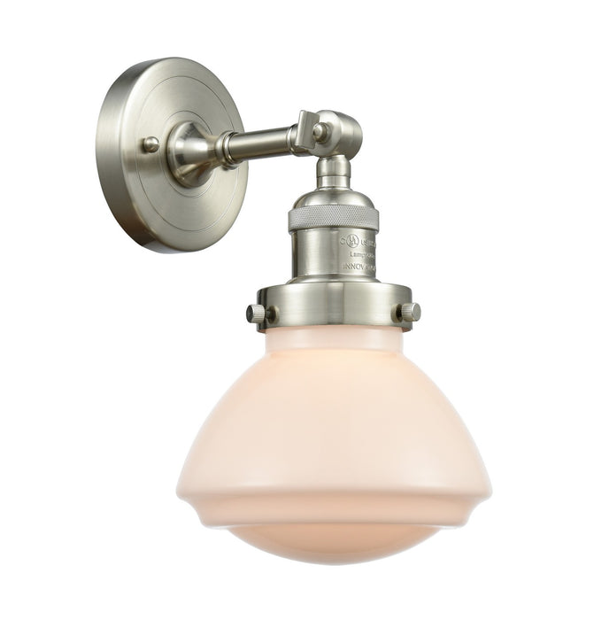 Innovations 203-SN-G321-LED LED Wall Sconce, Brushed Satin Nickel