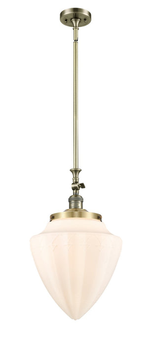 Innovations 206-AB-G661-12 One Light Mini Pendant, Antique Brass