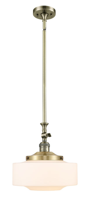 Innovations 206-AB-G691-12 One Light Mini Pendant, Antique Brass