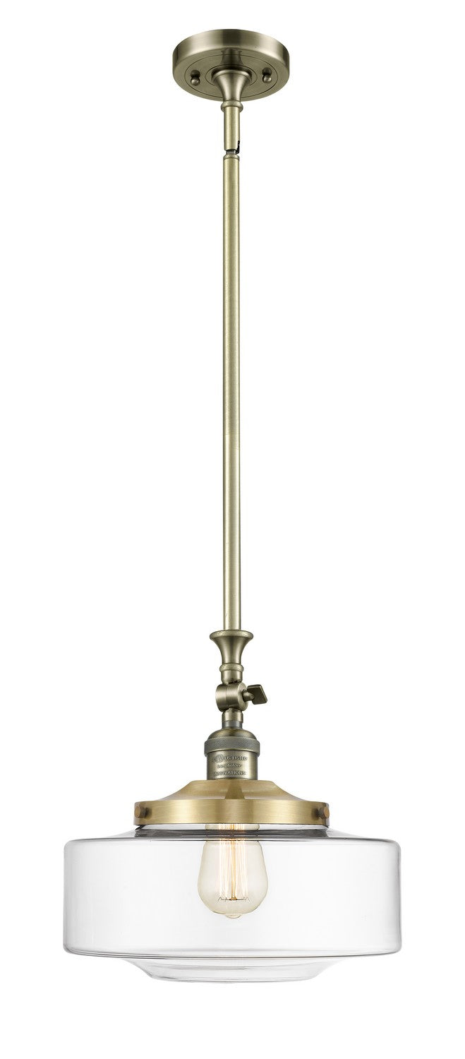 Innovations 206-AB-G692-12 One Light Mini Pendant, Antique Brass