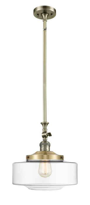 Innovations 206-AB-G692-12 One Light Mini Pendant, Antique Brass