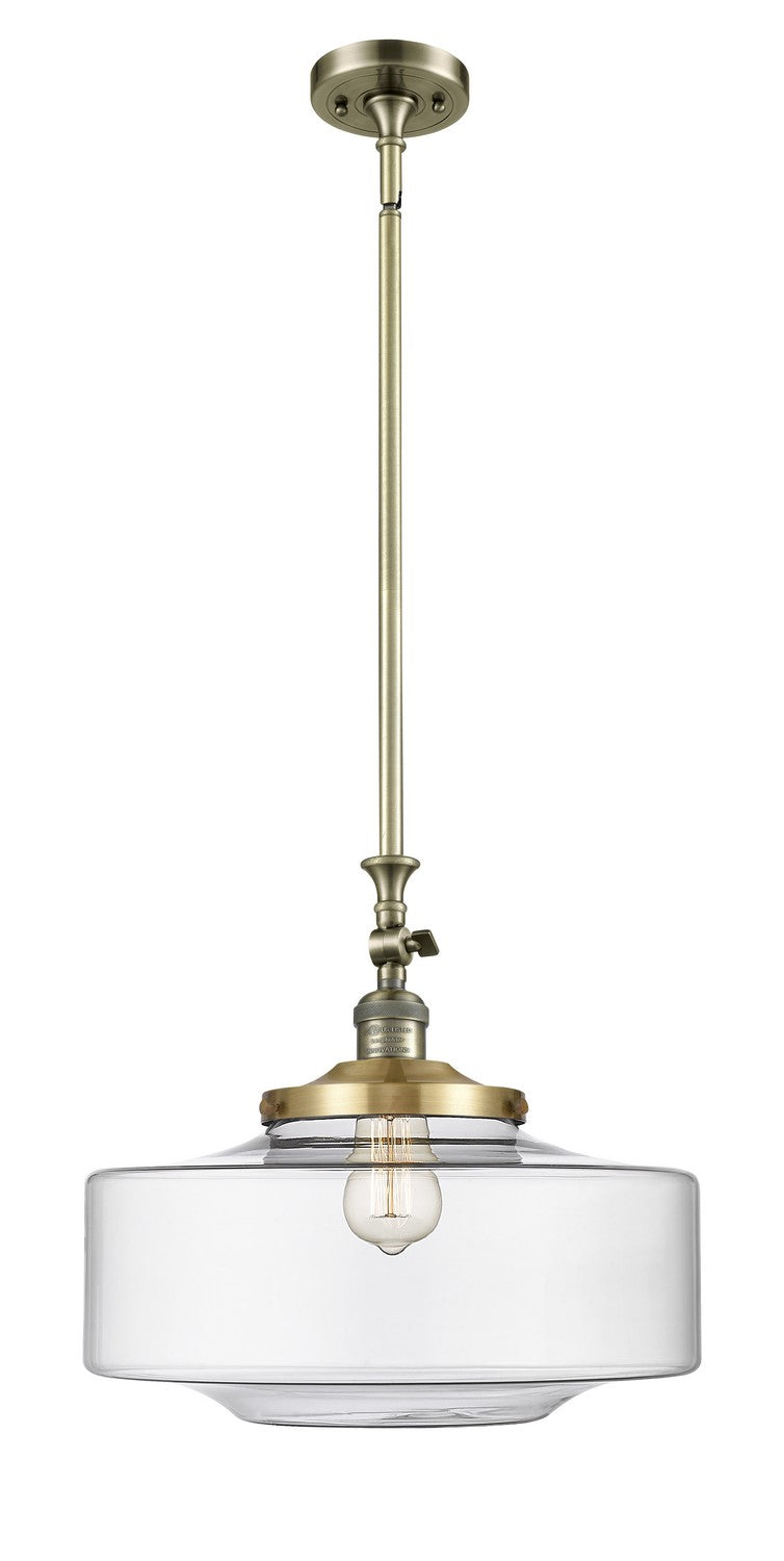 Innovations 206-AB-G692-16 One Light Mini Pendant, Antique Brass
