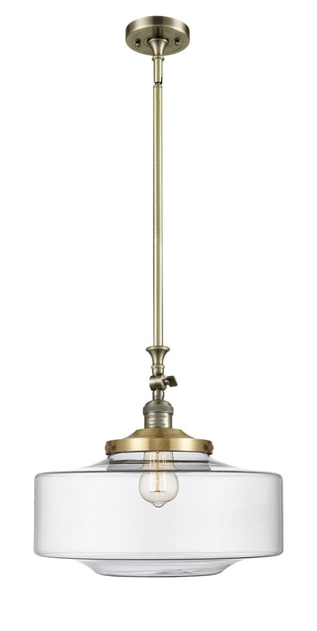 Innovations 206-AB-G692-16 One Light Mini Pendant, Antique Brass