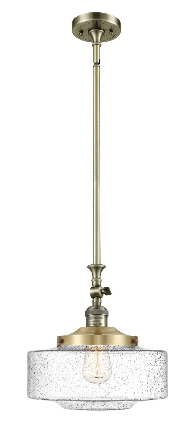 Innovations 206-AB-G694-12 One Light Mini Pendant, Antique Brass