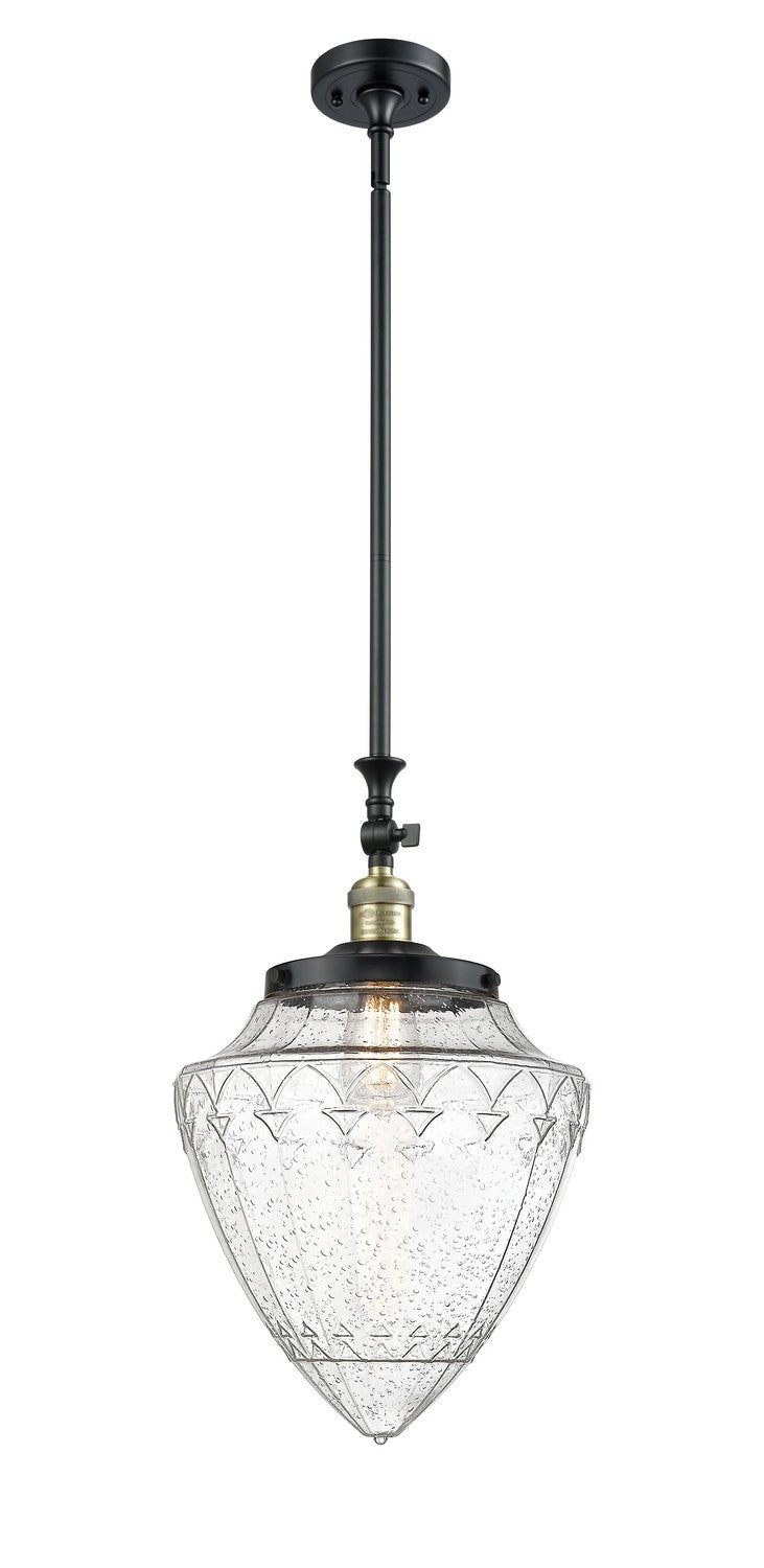 Innovations 206-BAB-G664-12 One Light Mini Pendant, Black Antique Brass