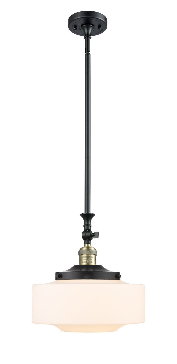 Innovations 206-BAB-G691-12 One Light Mini Pendant, Black Antique Brass