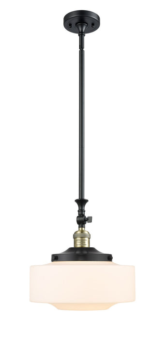Innovations 206-BAB-G691-12 One Light Mini Pendant, Black Antique Brass