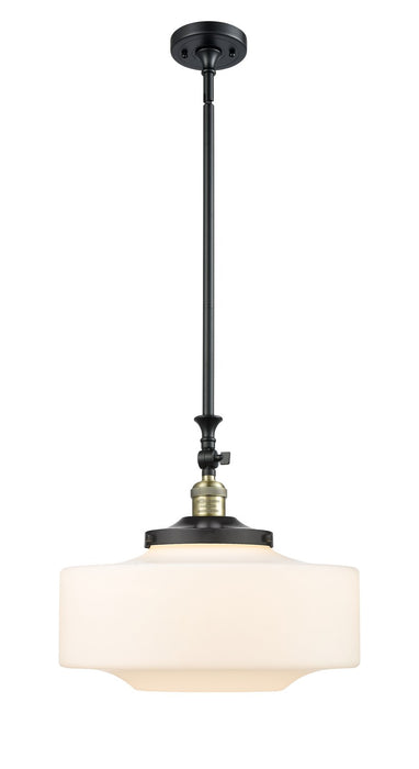 Innovations 206-BAB-G691-16 One Light Mini Pendant, Black Antique Brass