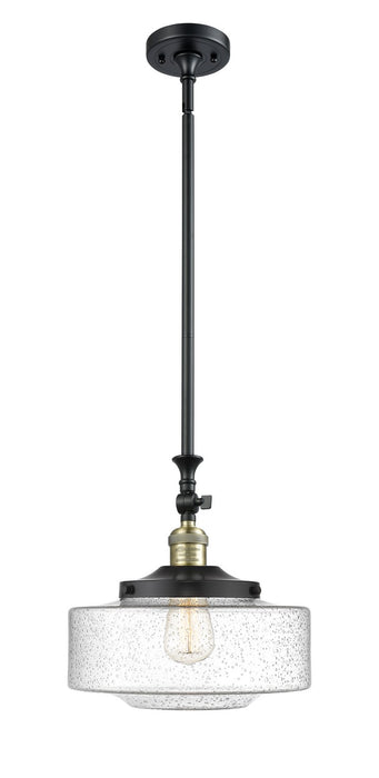 Innovations 206-BAB-G694-12 One Light Mini Pendant, Black Antique Brass