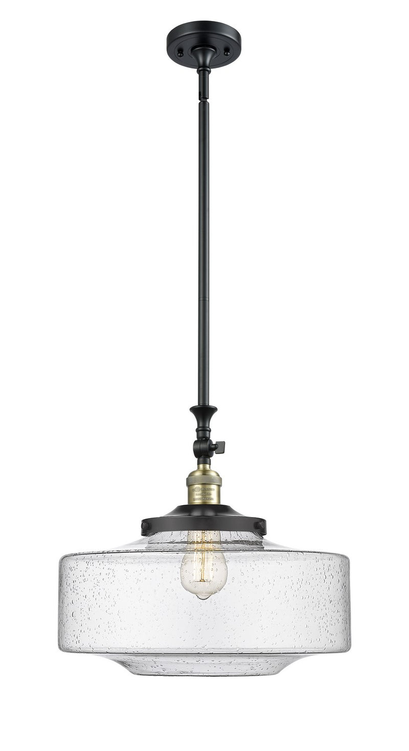 Innovations 206-BAB-G694-16 One Light Mini Pendant, Black Antique Brass