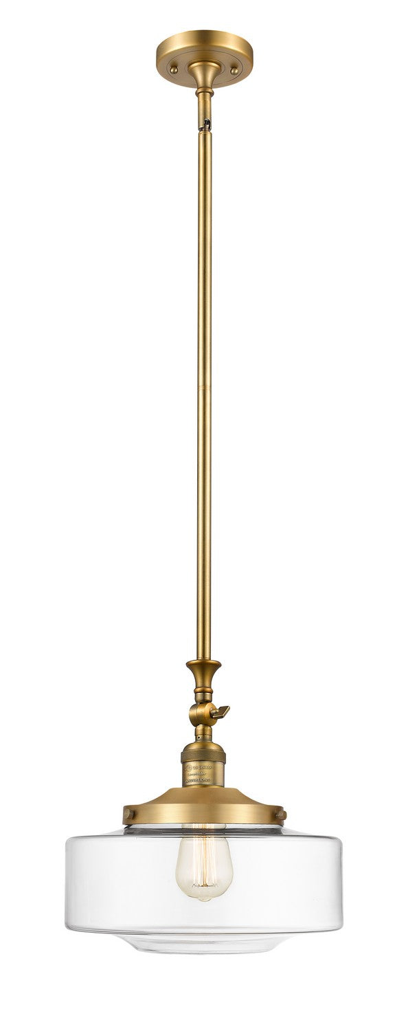 Innovations 206-BB-G692-12 One Light Mini Pendant, Brushed Brass