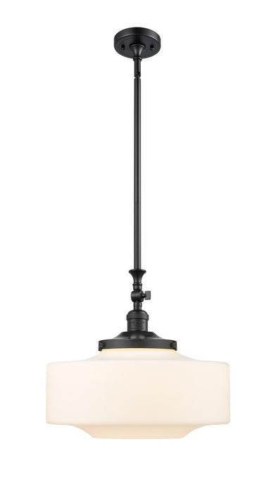 Innovations 206-BK-G691-16 One Light Mini Pendant, Matte Black