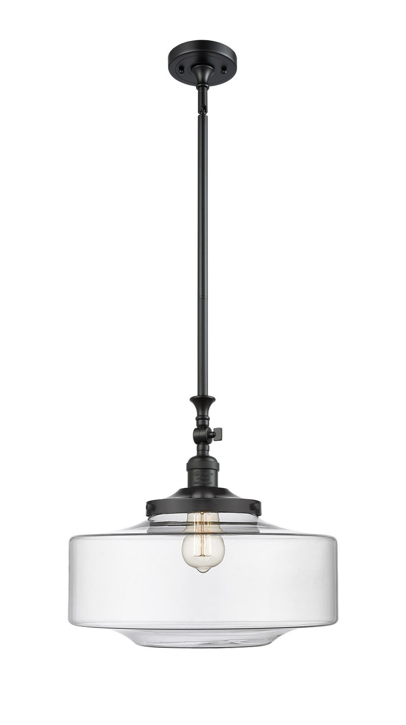Innovations 206-BK-G692-16 One Light Mini Pendant, Matte Black