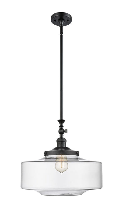 Innovations 206-BK-G692-16 One Light Mini Pendant, Matte Black