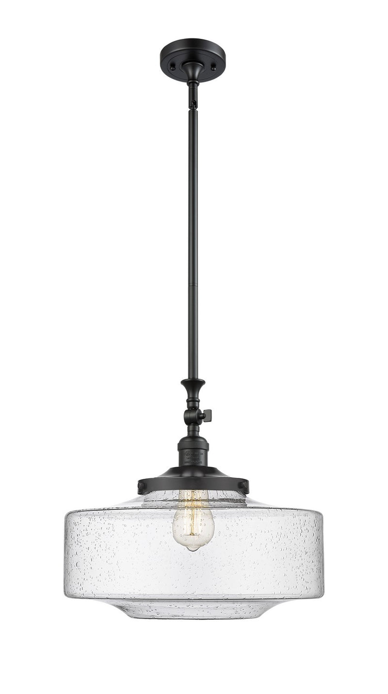 Innovations 206-BK-G694-16 One Light Mini Pendant, Matte Black